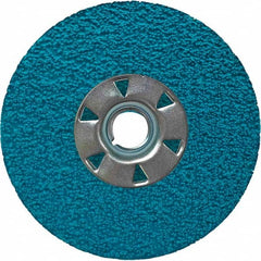 VSM - 5" Diam, 7/8" Hole, 36 Grit Ceramic Fiber Disc - Americas Industrial Supply