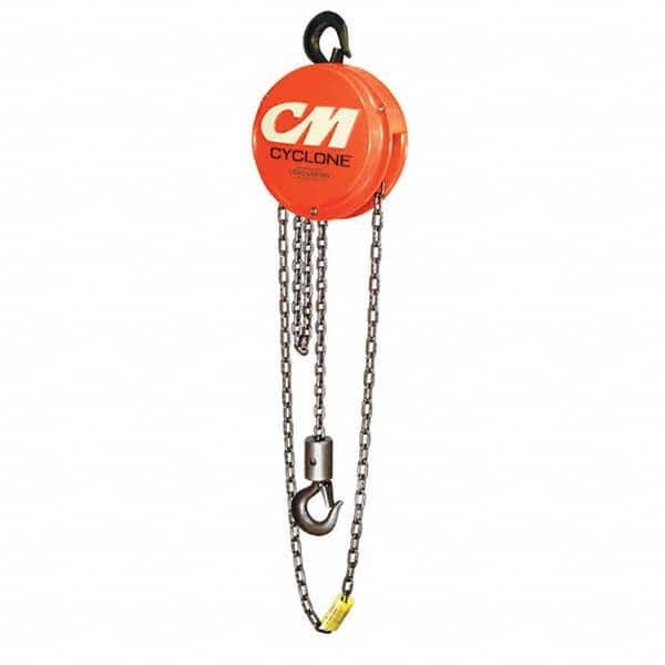 Cyclone - 12,000 Lb Capacity, 20' Lift Height, Chain Manual Hoist - Americas Industrial Supply