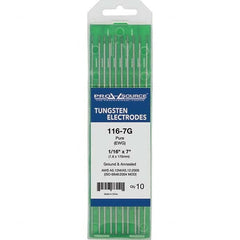PRO-SOURCE - Tungsten Electrodes Type: Pure Diameter (Inch): 1/16 - Americas Industrial Supply