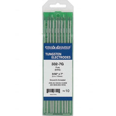 PRO-SOURCE - Tungsten Electrodes Type: Pure Diameter (Inch): 3/32 - Americas Industrial Supply