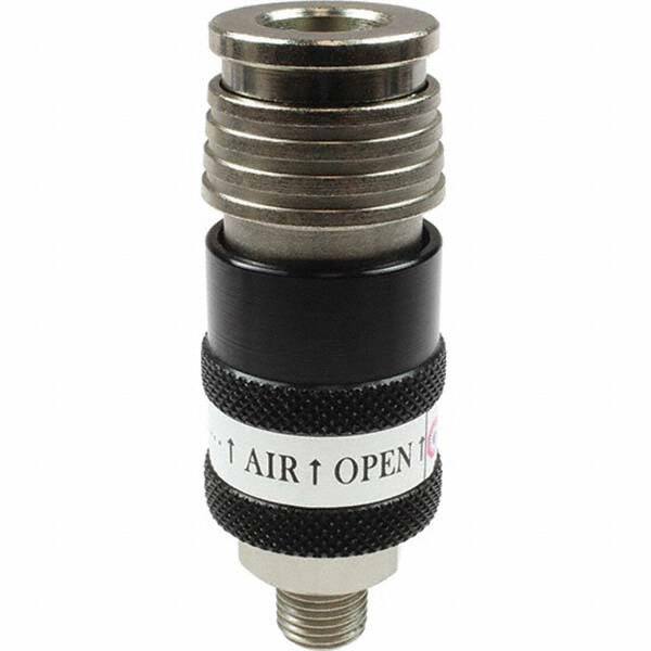 Coilhose Pneumatics - Pneumatic Hose Fittings & Couplings Type: Safety Coupler Thread Size: 0.375 - Americas Industrial Supply