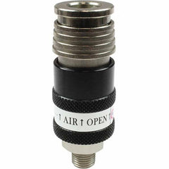 Coilhose Pneumatics - Pneumatic Hose Fittings & Couplings Type: Safety Coupler Thread Size: 0.375 - Americas Industrial Supply