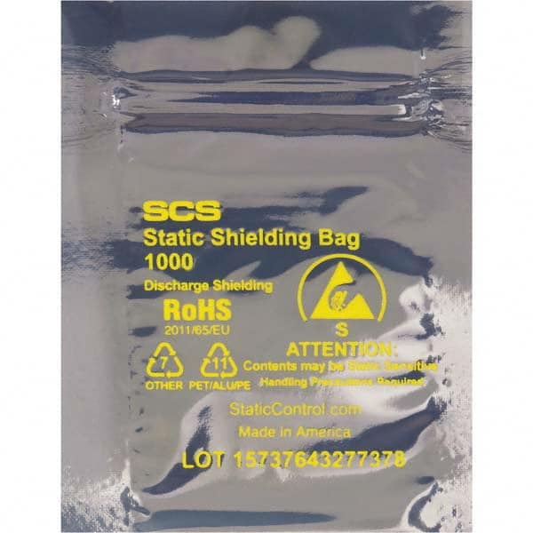 Value Collection - Pack of (100) 6 x 8" 3 mil Anti-Static Poly Bags - Americas Industrial Supply