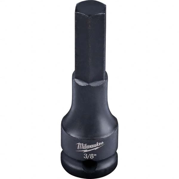 Milwaukee Tool - Impact Hex & Torx Bit Sockets Drive Size (Inch): 3/8 Hex Size (Inch): 3/8 - Americas Industrial Supply