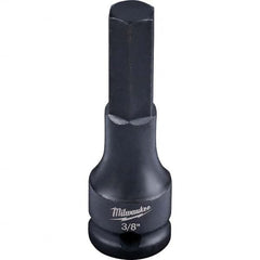 Milwaukee Tool - Impact Hex & Torx Bit Sockets Drive Size (Inch): 3/8 Hex Size (Inch): 3/8 - Americas Industrial Supply