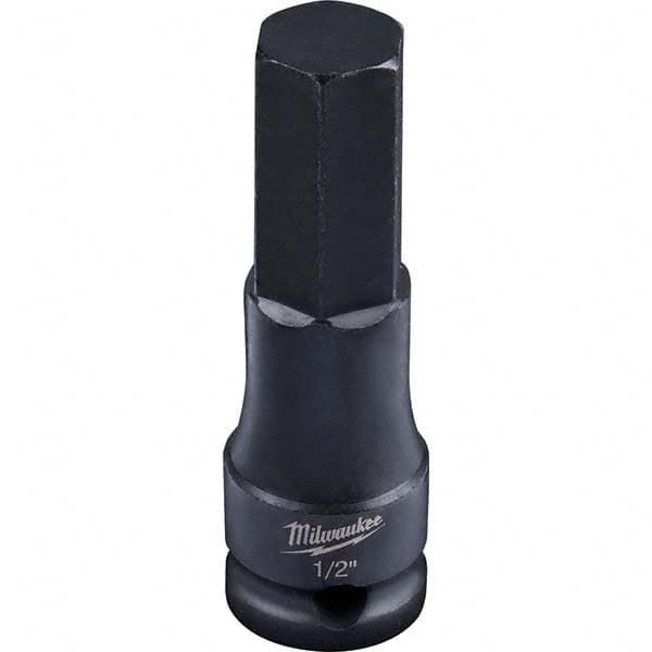 Milwaukee Tool - Impact Hex & Torx Bit Sockets Drive Size (Inch): 3/8 Hex Size (Inch): 1/2 - Americas Industrial Supply