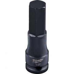 Milwaukee Tool - Impact Hex & Torx Bit Sockets Drive Size (Inch): 3/8 Hex Size (Inch): 1/2 - Americas Industrial Supply