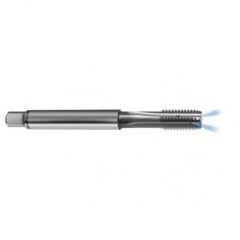 M8 x 1.0 Dia. - 6H - 4 FL - Carbide Semi-Bott Tap - Bright Finish-Coolant-Thru-FORM-C - Americas Industrial Supply