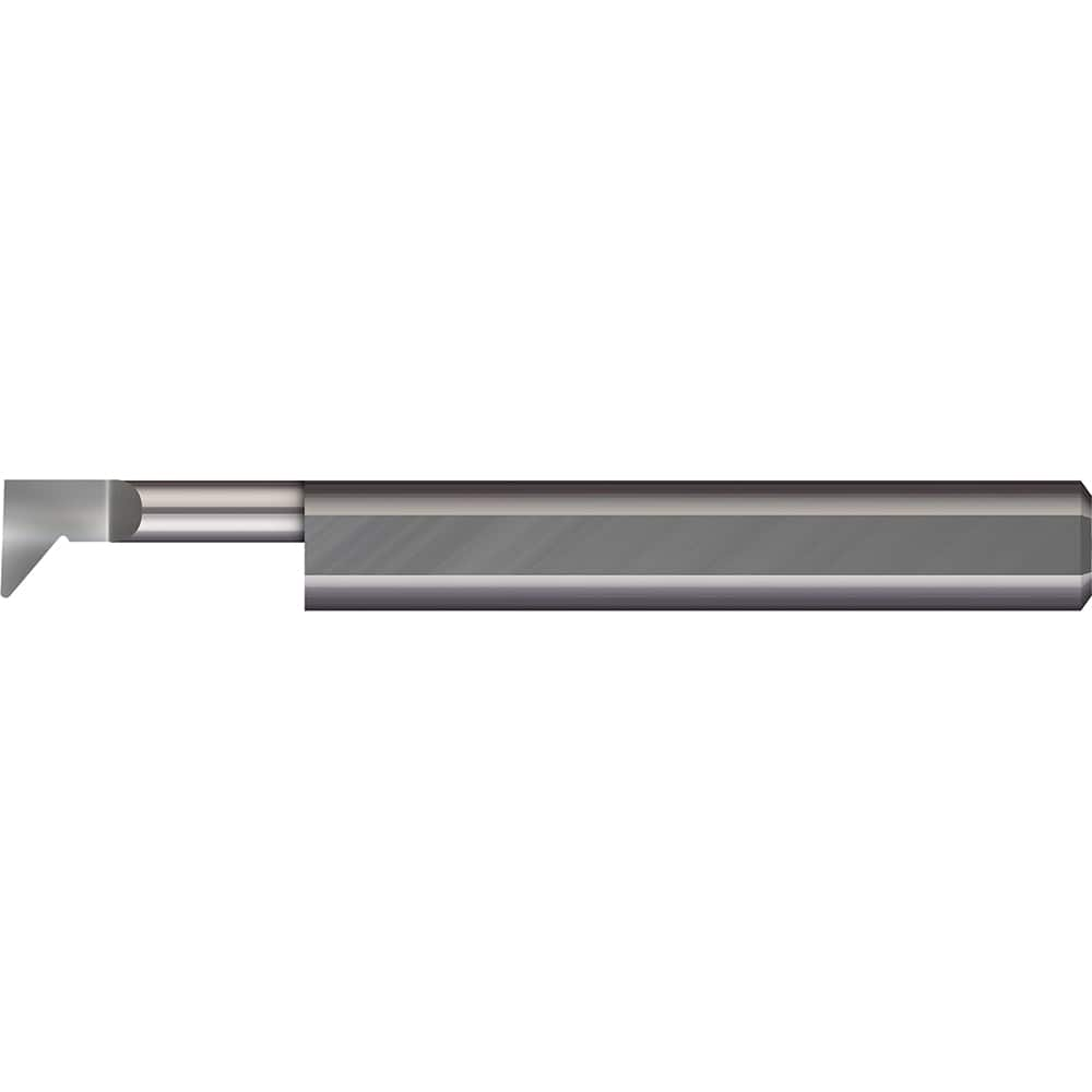 Profiling Tools; Minimum Bore Diameter (Decimal Inch): 0.0700; Maximum Bore Depth (Decimal Inch): 0.1500; Radius: 0.0020; Overall Length (Decimal Inch): 1-1/2; Shank Diameter (Inch): 1/8; Projection: Projection; Finish/Coating: Uncoated; Projection (Decim