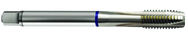 M10x1.5 6H 3-Flute Cobalt Blue Ring Spiral Point Plug Tap-Bright - Americas Industrial Supply