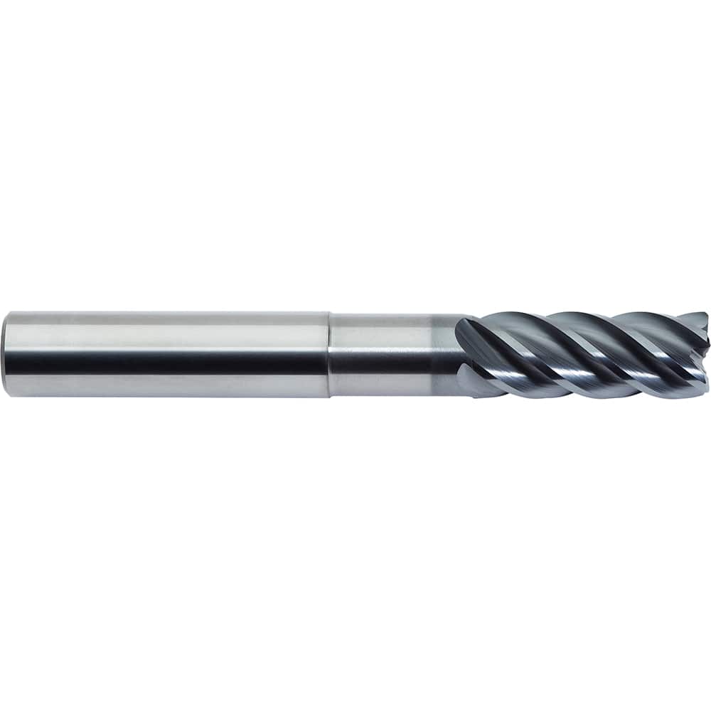 M.A. Ford - Corner Radius & Corner Chamfer End Mills; Mill Diameter (mm): 8.00 ; Mill Diameter (Decimal Inch): 0.3150 ; End Type: Corner Radius ; Corner Radius (mm): 0.25 ; Corner Radius (Inch): .010 ; Number of Flutes: 5 - Exact Industrial Supply