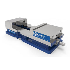 Kurt - 10" Opening 8" Manual Horizontal Stationary Precision Machine Vise - Exact Industrial Supply