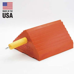 Checkers - Wheel Chocks Width (Inch): 8-1/2 Height (Inch): 5 - Americas Industrial Supply