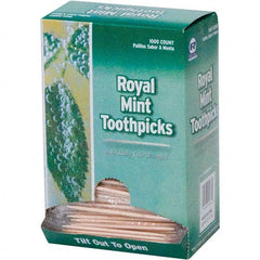 Royal Paper - Toiletries Type: Wood Toothpicks Container Type: Box - Americas Industrial Supply