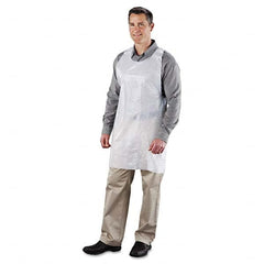 Royal Paper - Disposable & Chemical Resistant Aprons Garment Style: Bib Apron Garment Type: NonChemical Resistant - Americas Industrial Supply