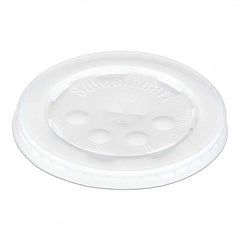 Polystyrene Cold Cup Lids, 16-24 oz Cups, Translucent, 125/Pack, 16 Packs/Carton Translucent