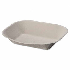 Chinet - Savaday Molded Fiber Food Tray, 9 x 7, Beige, 250/Bag, 500/Carton - Americas Industrial Supply