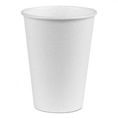 Dixie - PerfecTouch Hot/Cold Cups, 12 oz, White, 50/Bag, 20 Bags/Carton - Americas Industrial Supply