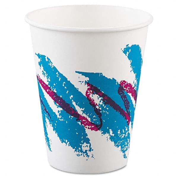 DART - Jazz Paper Hot Cups, 8 oz, Polycoated, 50/Bag, 20 Bags/Carton - Americas Industrial Supply