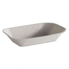 Chinet - Savaday Molded Fiber Food Tray, Beige, 7x5, 250/BG, 4 BG/CT - Americas Industrial Supply