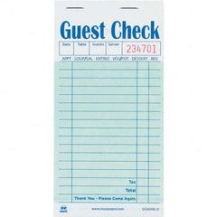 Royal Paper - Note Pads, Writing Pads & Notebooks Writing Pads & Notebook Type: Guest Book Size: 3-1/2 x 6-45/64 - Americas Industrial Supply