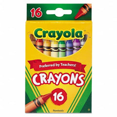 Crayola - Markers & Paintsticks Type: All Purpose Wax Crayon Color: Assorted - Americas Industrial Supply