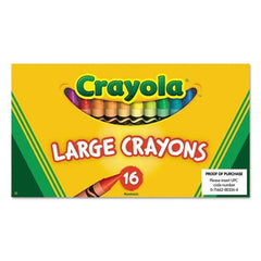 Crayola - Markers & Paintsticks Type: All Purpose Wax Crayon Color: Assorted - Americas Industrial Supply