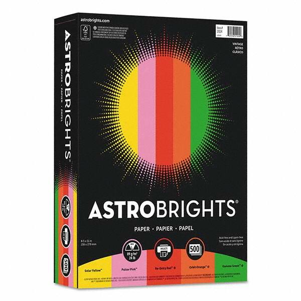 Astrobrights - Office Machine Supplies & Accessories Office Machine/Equipment Accessory Type: Copy Paper For Use With: Copiers; Inkjet Printers; Laser Printers - Americas Industrial Supply