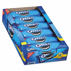 Nabisco - Snacks, Cookies, Candy & Gum Breakroom Accessory Type: Cookies Breakroom Accessory Description: Oreo Cookies Single Serve Packs, Chocolate, 2.4oz Pack, 6 Cookies/Pack, 12Pk/Bx - Americas Industrial Supply