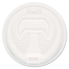 DART - Optima Reclosable Lid, 12-24 oz Foam Cups, White, 100/Bag - Americas Industrial Supply