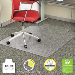 Deflect-o - Chair Mats Style: Straight Edge Shape: Rectangular - Americas Industrial Supply
