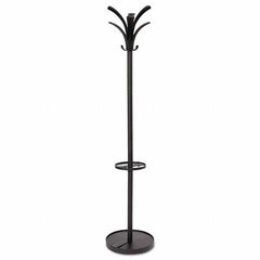 Alba - Coat Racks, Hooks & Shelving Type: Floor Rack Number of Hooks: 9 - Americas Industrial Supply