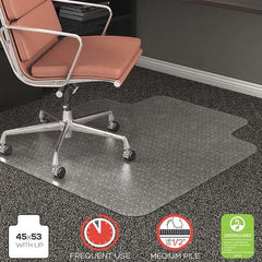 Deflect-o - Chair Mats Style: Beveled Edge Shape: Rectangular - Americas Industrial Supply