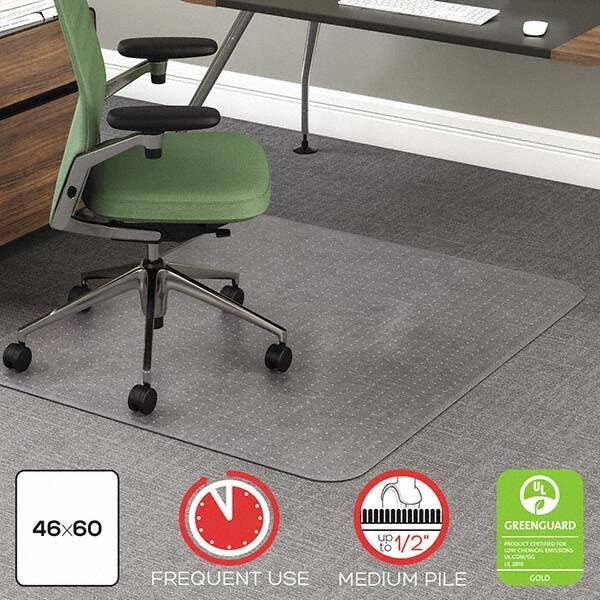 Deflect-o - Chair Mats Style: Beveled Edge Shape: Rectangular - Americas Industrial Supply