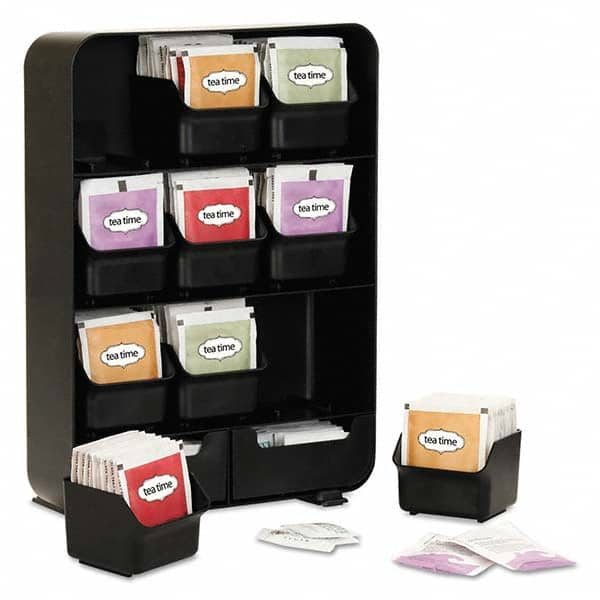 Mind Reader - Coffee, Tea & Accessories Breakroom Accessory Type: Tea Bag Holder Breakroom Accessory Description: Baggy Nine-Drawer Tea Bag and Accessory Holder - Americas Industrial Supply