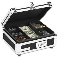 Vaultz - Compartment Storage Boxes & Bins Type: Cash Box Number of Compartments: 1.000 - Americas Industrial Supply