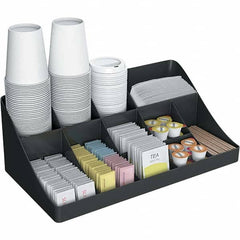 Mind Reader - Condiments & Dispensers Breakroom Accessory Type: Condiment Dispenser Breakroom Accessory Description: 11-Compartment Coffee Condiment Organizer - Americas Industrial Supply