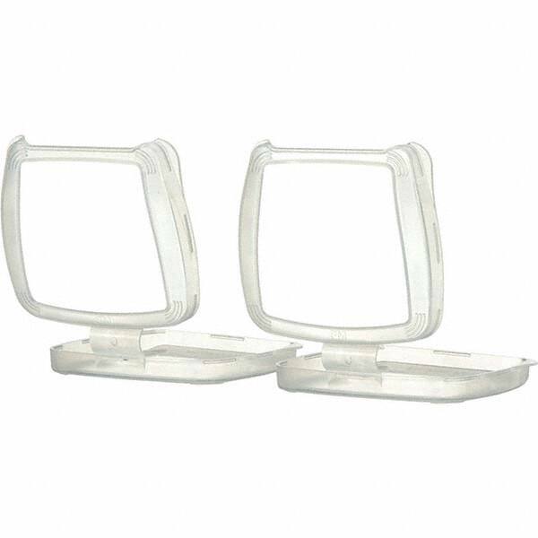 3M - Half & Full Facepiece Retainers, Covers & Adapters Type: Filter Retainer Color: Clear - Americas Industrial Supply
