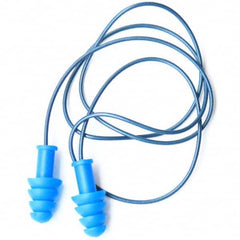 Cordova - 100 1-Pack Pairs Reusable Corded 27 dB Flanged Earplugs - Americas Industrial Supply