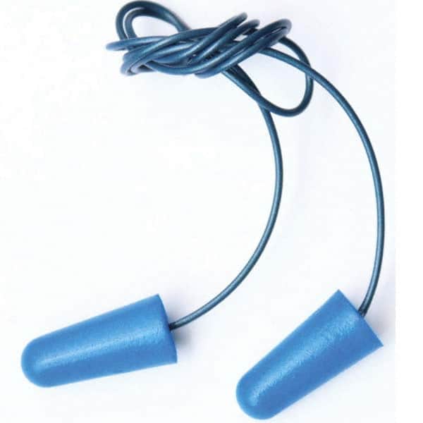 Cordova - 100 1-Pack Pairs Disposable Corded 32 dB Cone Shaped Earplugs - Americas Industrial Supply