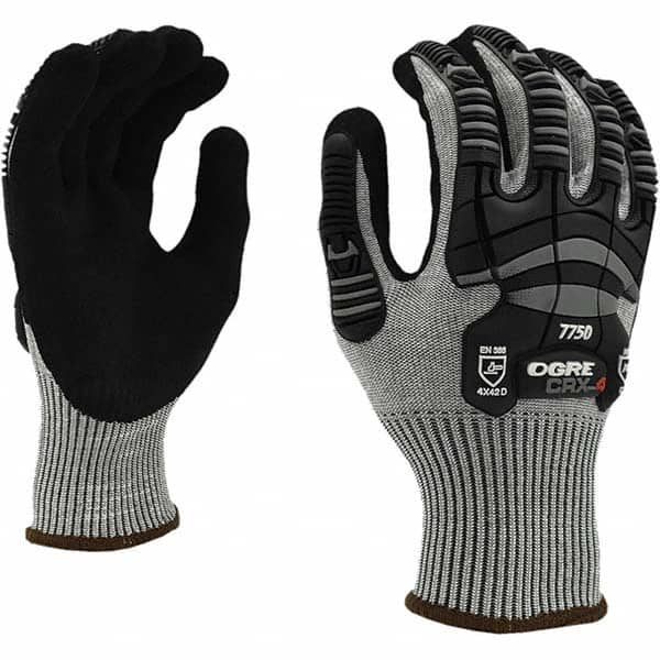 Cordova - Size XL (10), ANSI Cut Lvl A4, ANSI Puncture Lvl 4, ANSI Abrasion Lvl 6, Nitrile Coated Cut & Puncture Resistant Gloves - Americas Industrial Supply