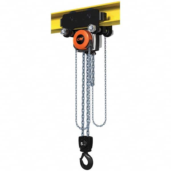 CM - 11,023 Lb Capacity, 10' Lift Height, Manual Chain Hoist - Americas Industrial Supply