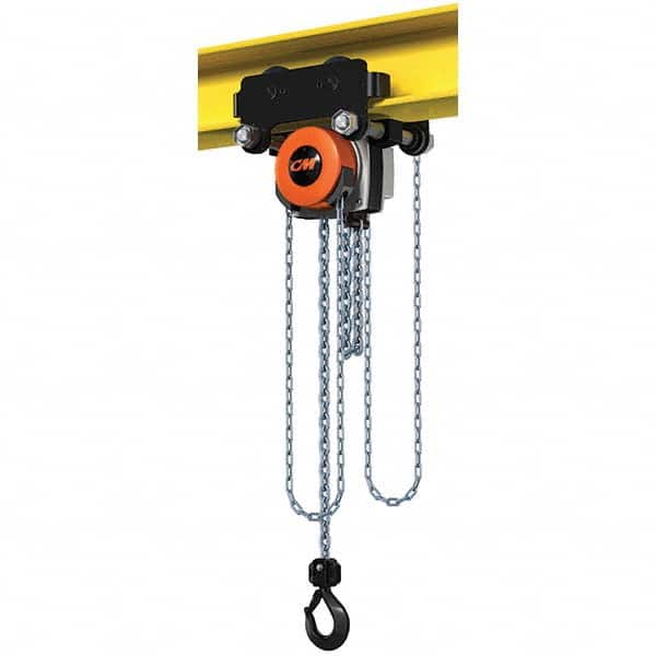 CM - 4,409 Lb Capacity, 10' Lift Height, Manual Chain Hoist - Americas Industrial Supply