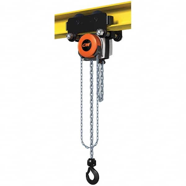 CM - 6,614 Lb Capacity, 15' Lift Height, Manual Chain Hoist - Americas Industrial Supply