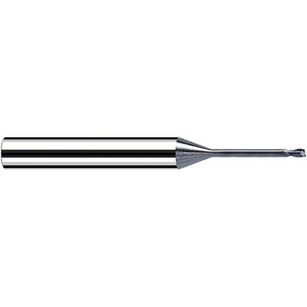 Fraisa - 3mm Diam 2 Flute Solid Carbide 0.2mm Corner Radius End Mill - Americas Industrial Supply