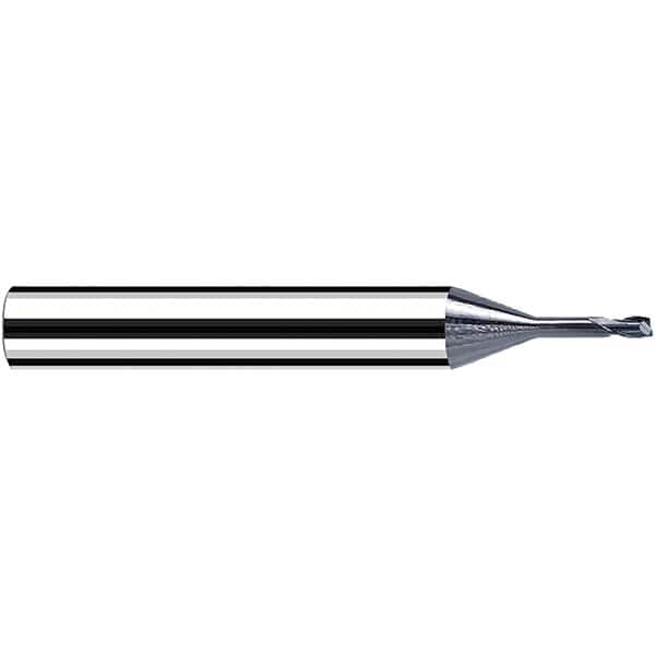 Fraisa - 0.8mm Diam 2 Flute Solid Carbide 0.1mm Corner Radius End Mill - Americas Industrial Supply