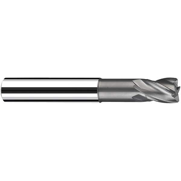 Fraisa - 10mm Diam 4 Flute Solid Carbide 1mm Corner Radius End Mill - Americas Industrial Supply