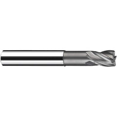 Fraisa - 10mm Diam 4 Flute Solid Carbide 0.5mm Corner Radius End Mill - Americas Industrial Supply