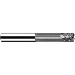 Fraisa - 10mm Diam 6 Flute Solid Carbide 0.5mm Corner Radius End Mill - Americas Industrial Supply
