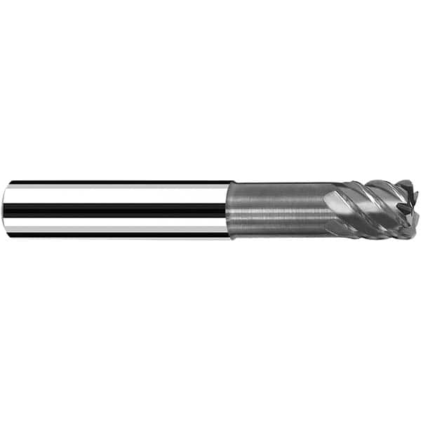 Fraisa - 10mm Diam 6 Flute Solid Carbide 1mm Corner Radius End Mill - Americas Industrial Supply